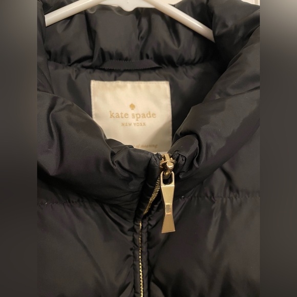 Kate Spade Black Puffer Jacket size 12 - Picture 5 of 9